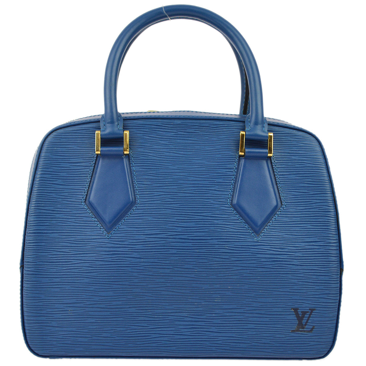 Louis Vuitton Blue Epi Sablon Handbag M52045
