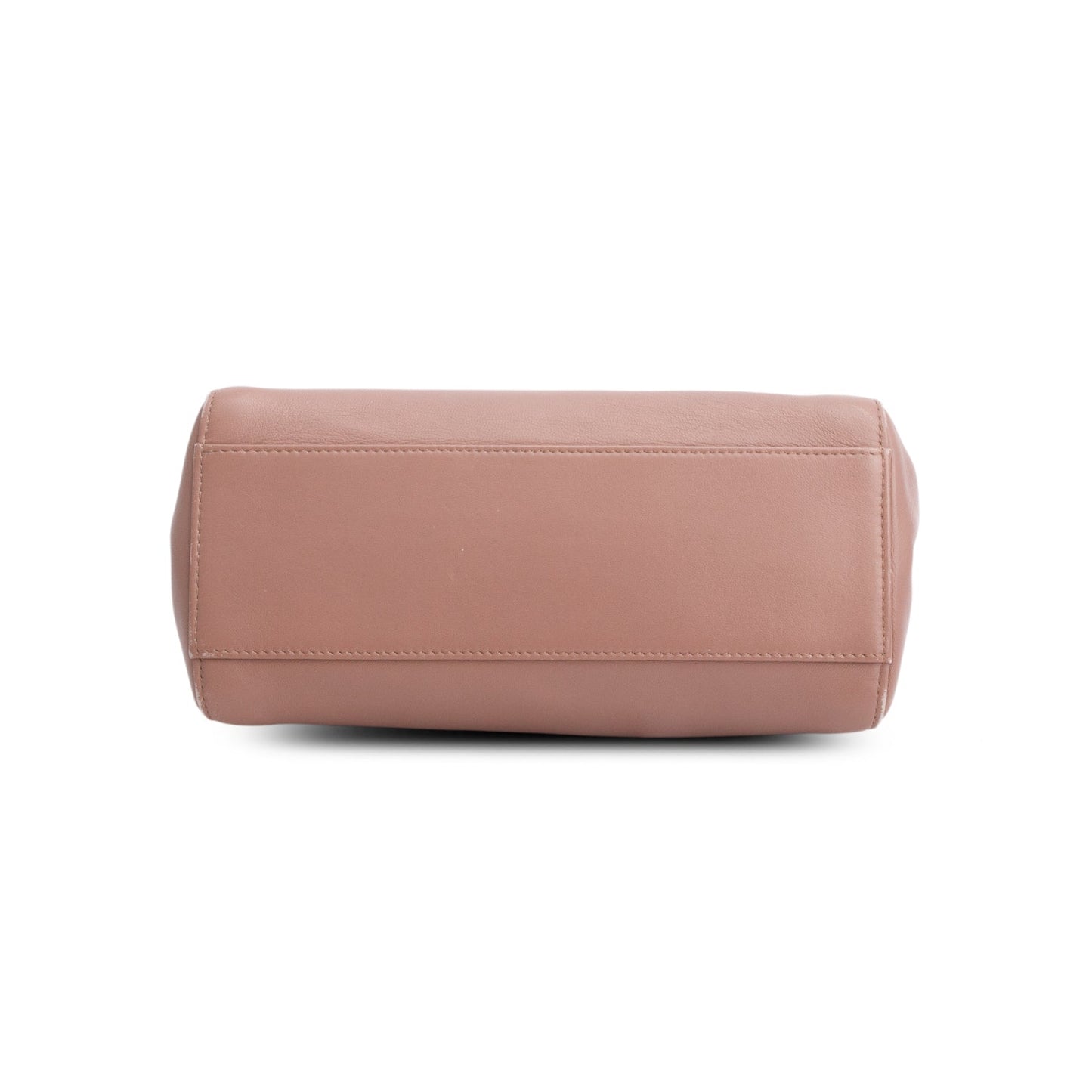 Fendi Pink Nappa Leather Colorblock Mini Peekaboo Iconic Satchel