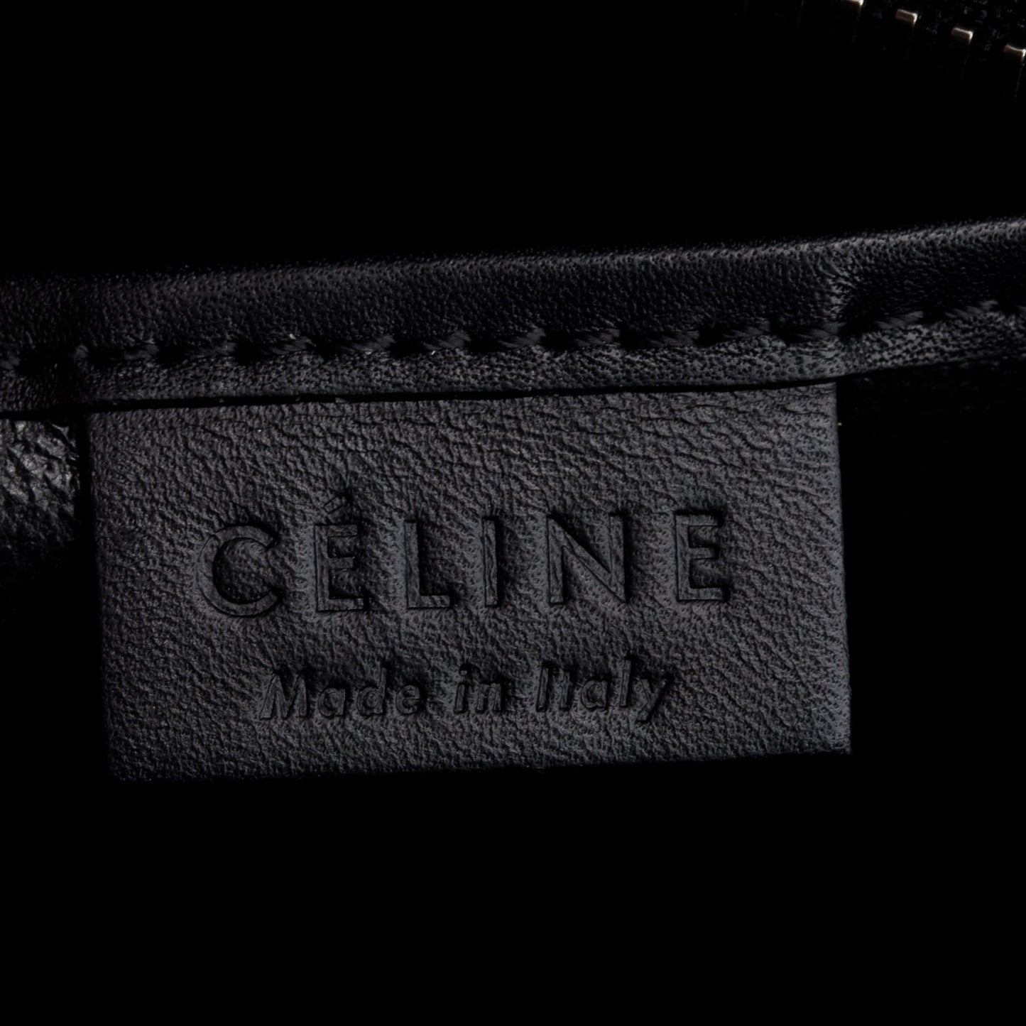 Celine Tri-Color Calfskin Leather Nano Luggage Tote