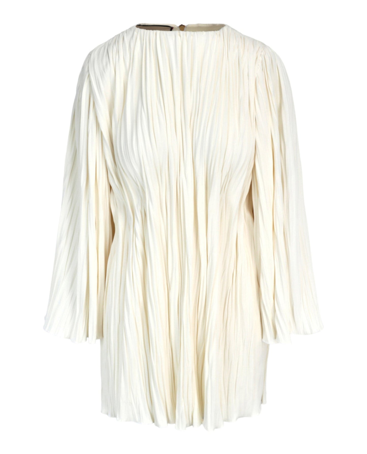Gucci Womens Plisse Long Sleeve Dress