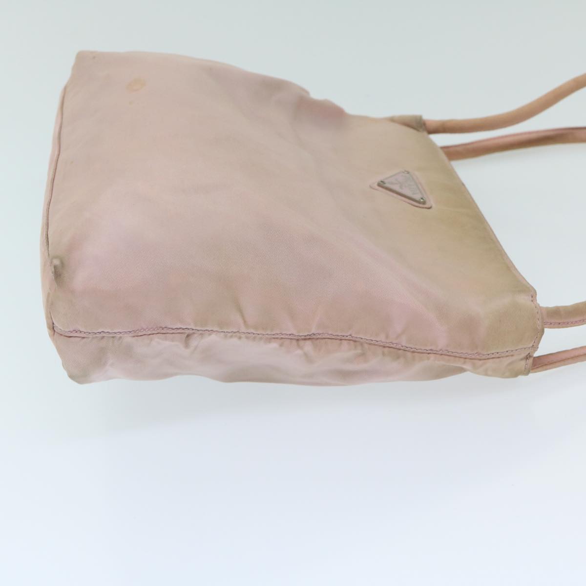 PRADA Hand Bag Nylon Pink Auth 68870