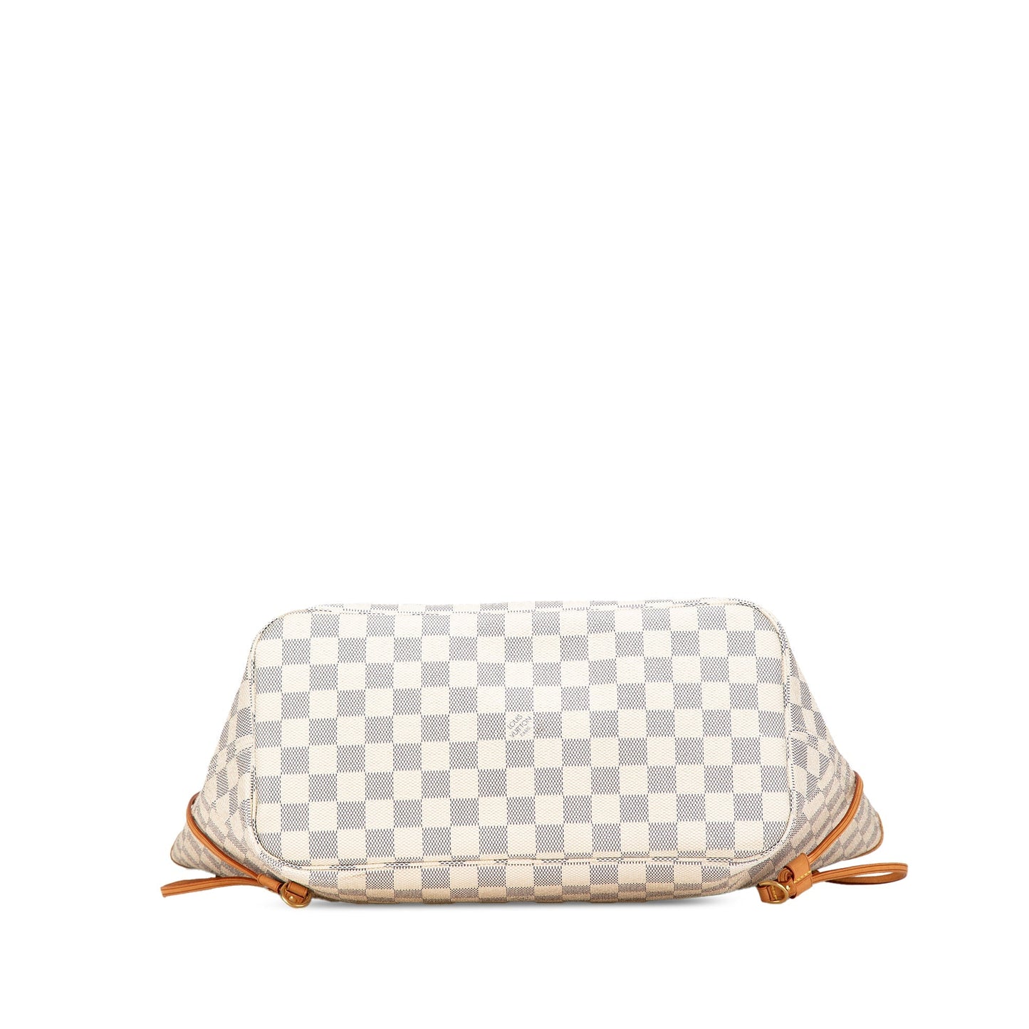 White Louis Vuitton Damier Azur Neverfull MM Tote Bag