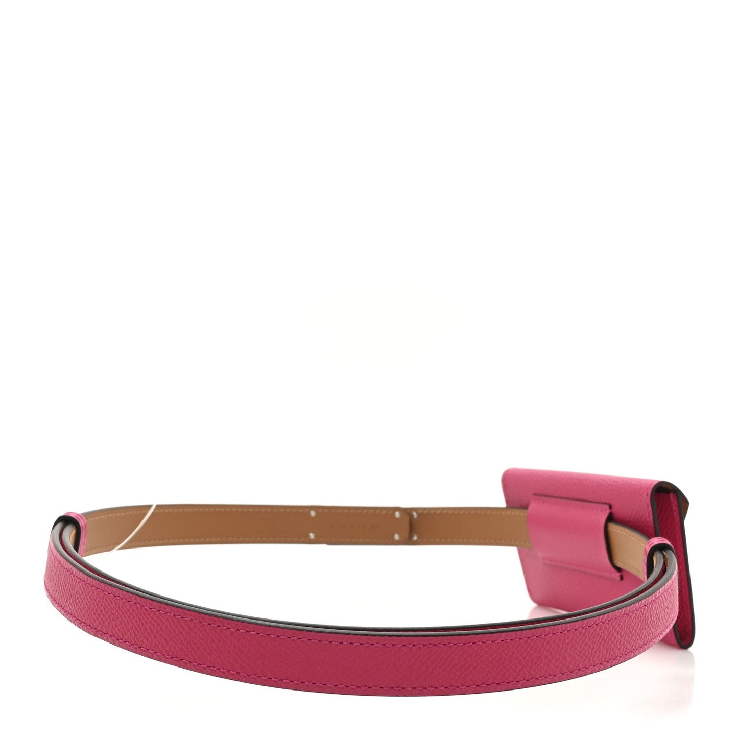 Hermes Epsom Kelly Pocket Belt Rose Mexico