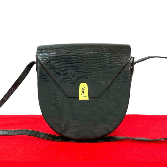 YVES SAINT LAURENT Shoulder Bag leather black
