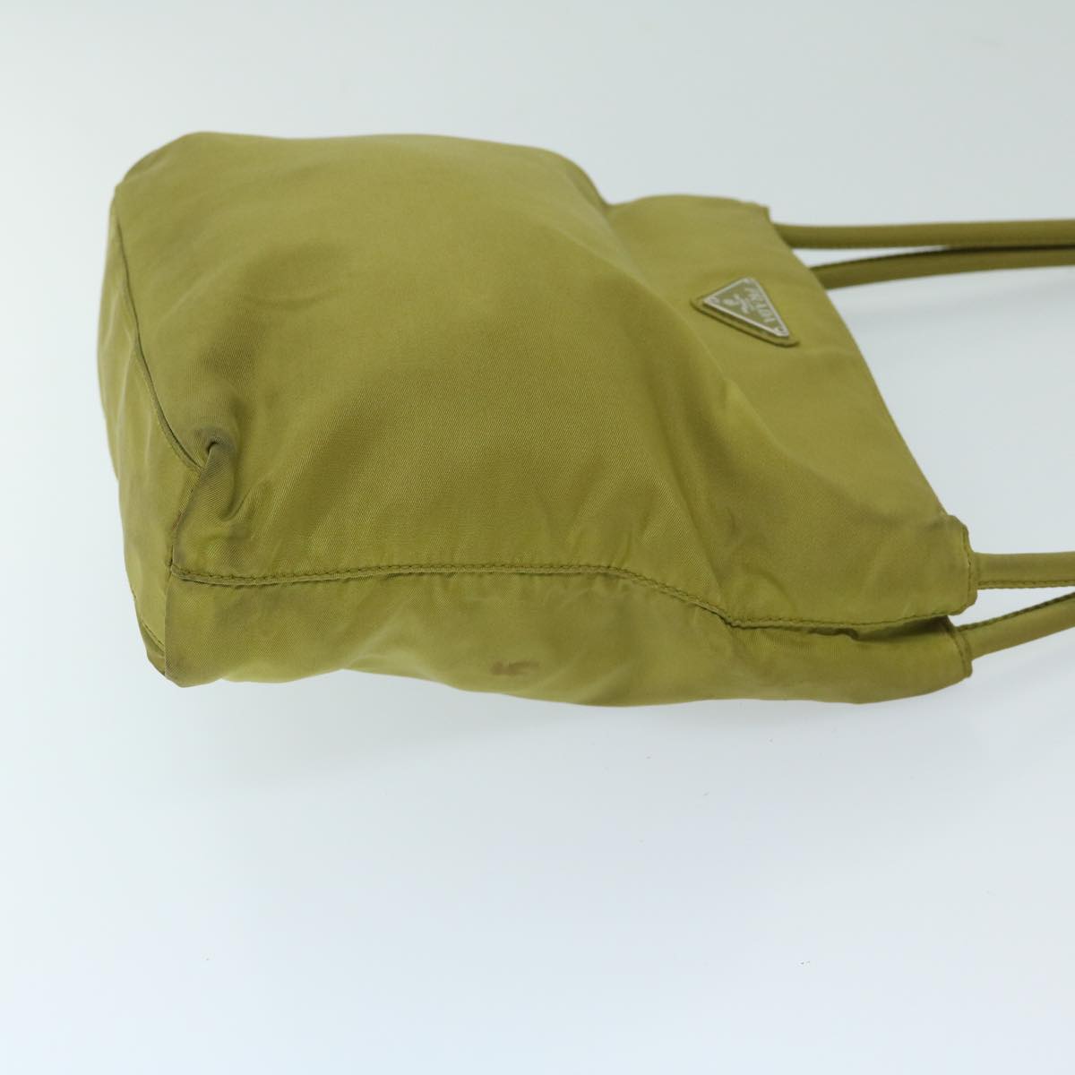 PRADA Shoulder Bag Nylon Khaki Auth 69199