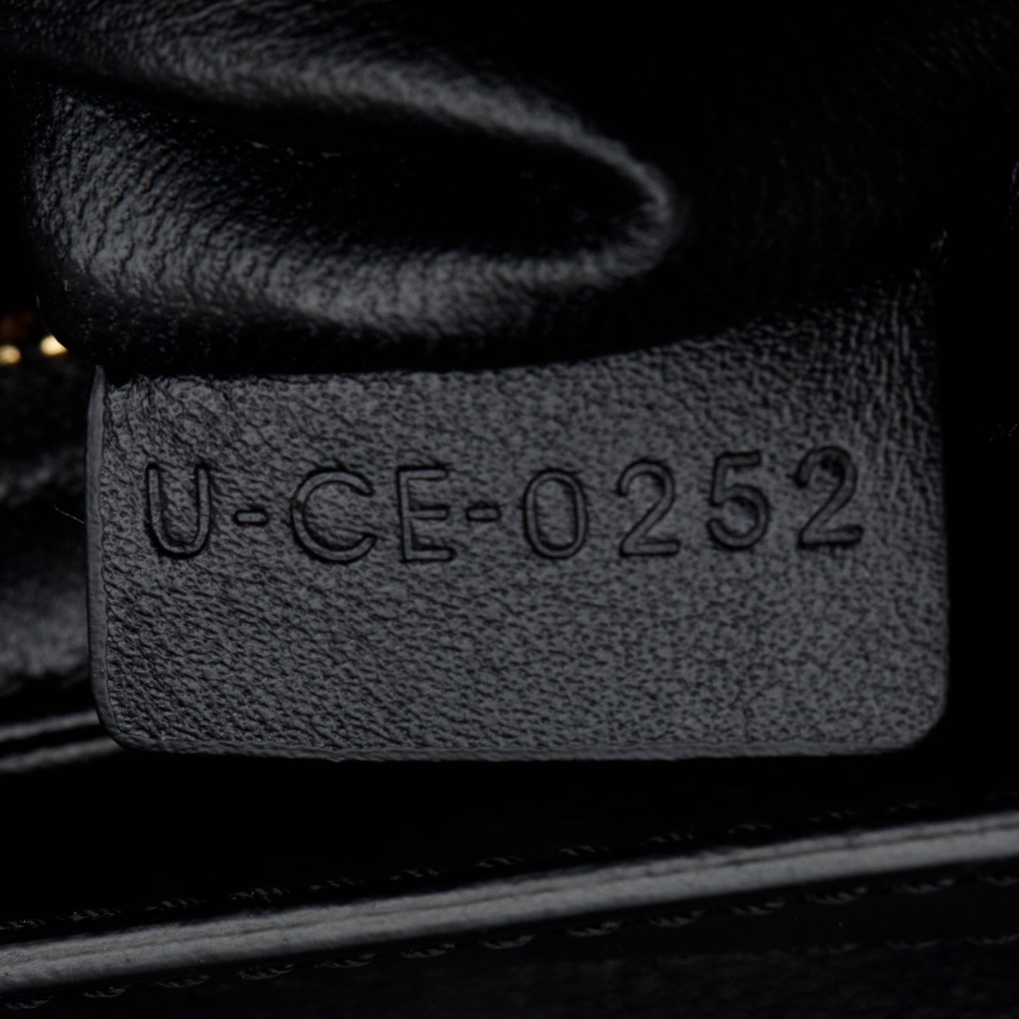 Celine 2022 Black Shiny Calfskin Medium Triomphe