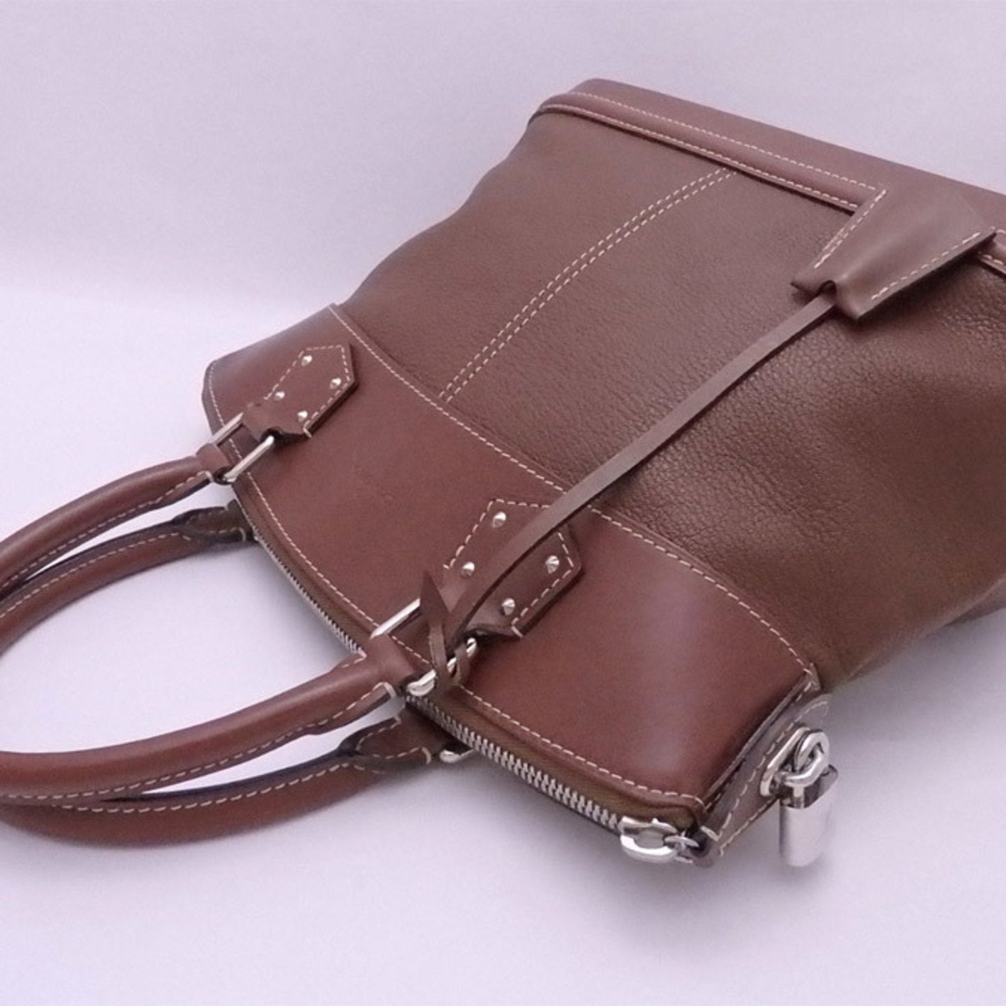Louis Vuitton Brown Exotic leathers Suhali handbag bag