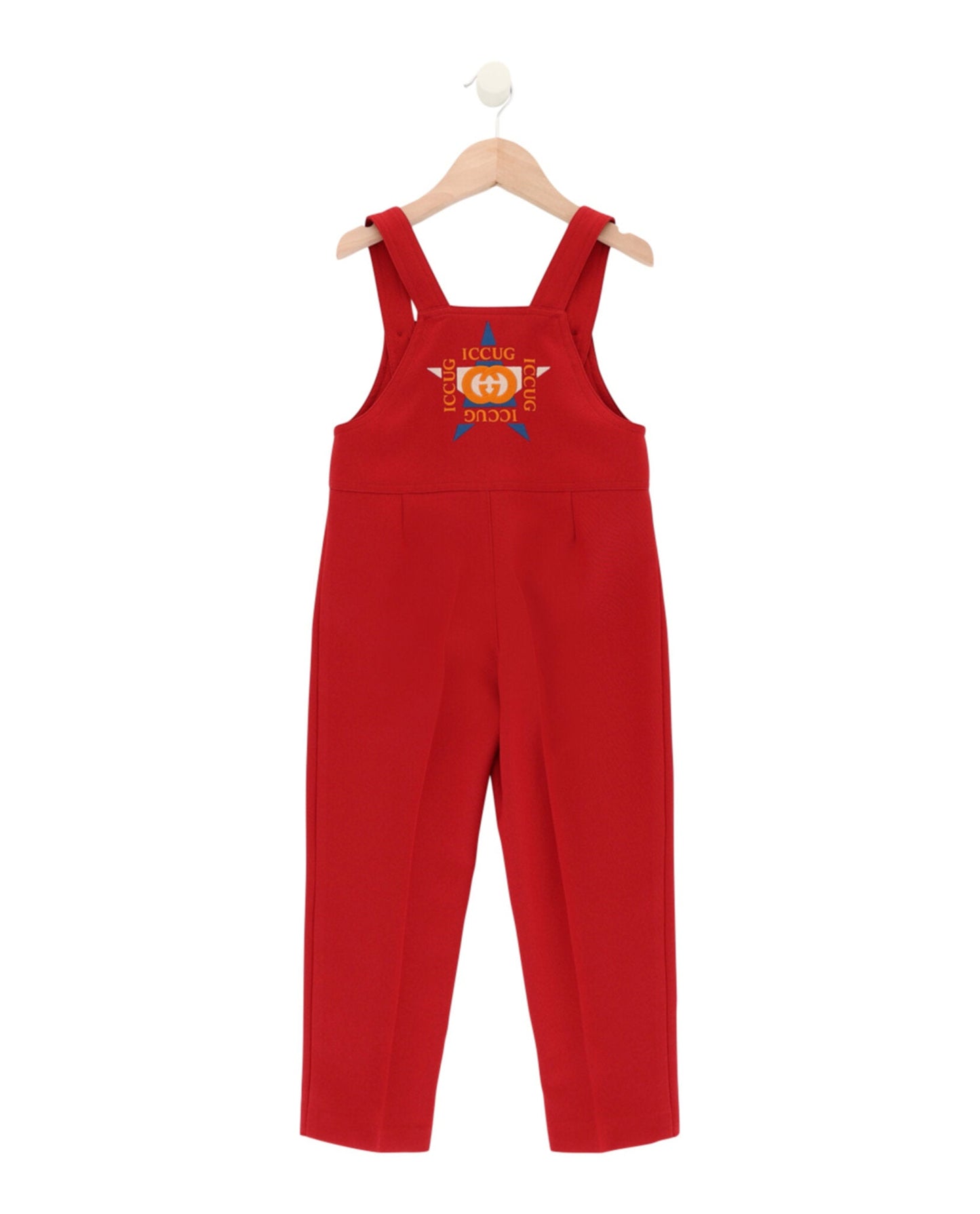 Gucci Boys Embroidered Logo Overalls