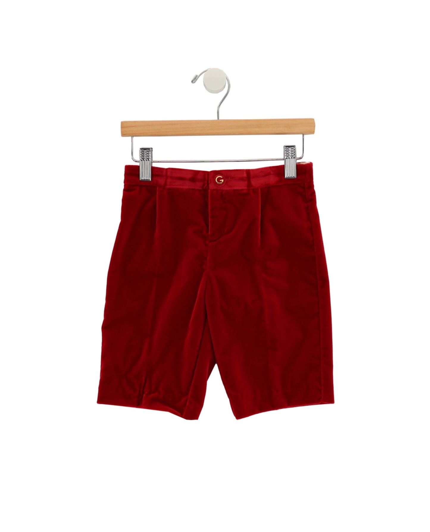 Gucci Boys Cotton Velvet Shorts