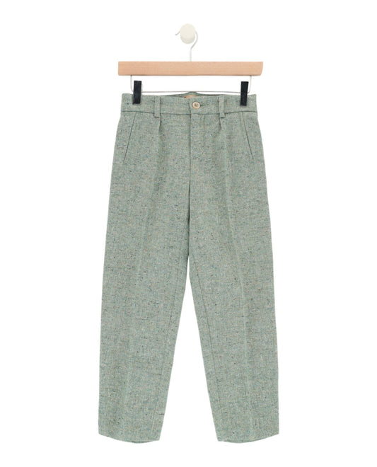 Gucci Girls Straight-Leg Tweed Pants