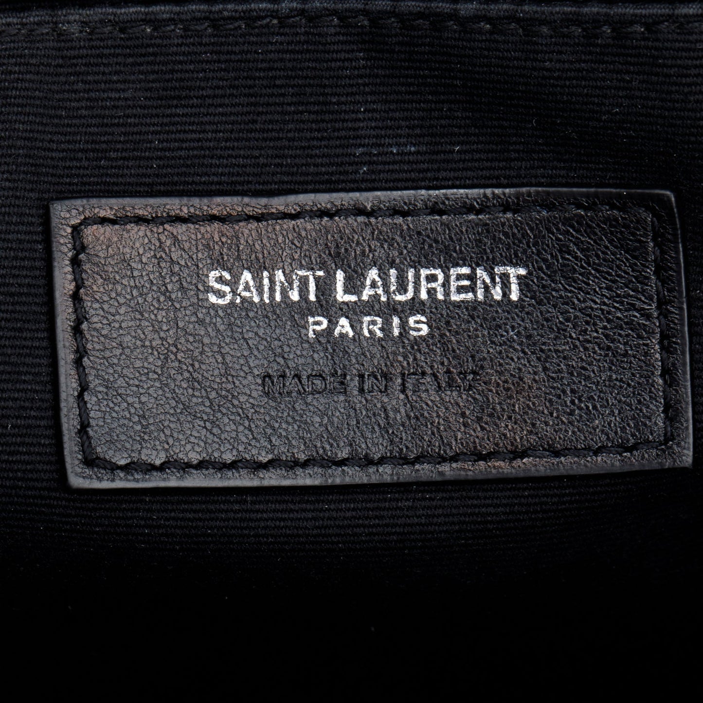 Saint Laurent Grey Calfskin Matelasse Monogram Casssandre Tablet Pouch