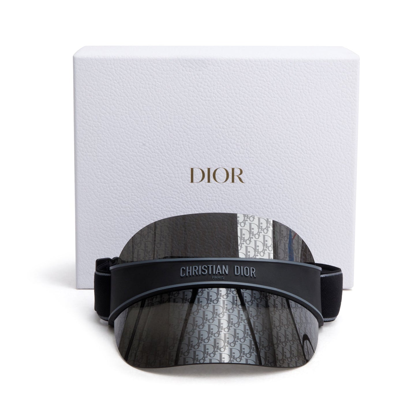 Christian Dior Black Oblique DiorClub V1U Visor