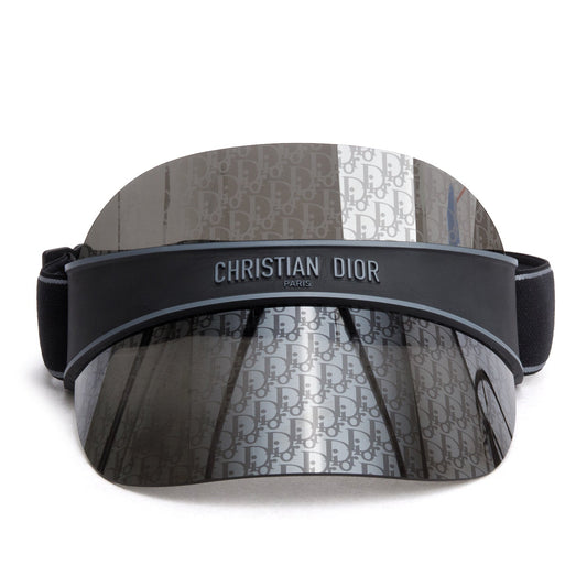 Christian Dior Black Oblique DiorClub V1U Visor