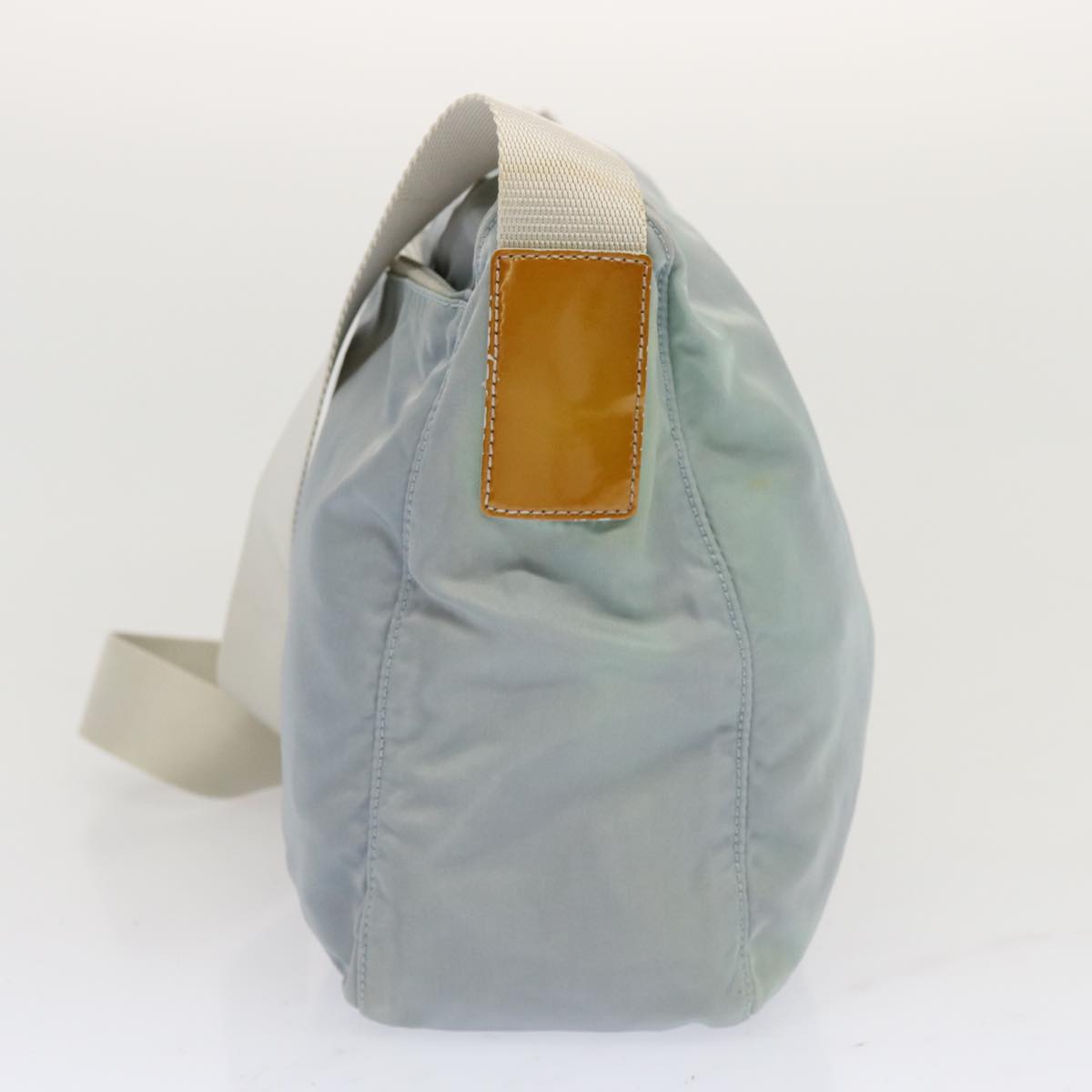 PRADA Shoulder Bag Nylon Light Blue Auth 69346