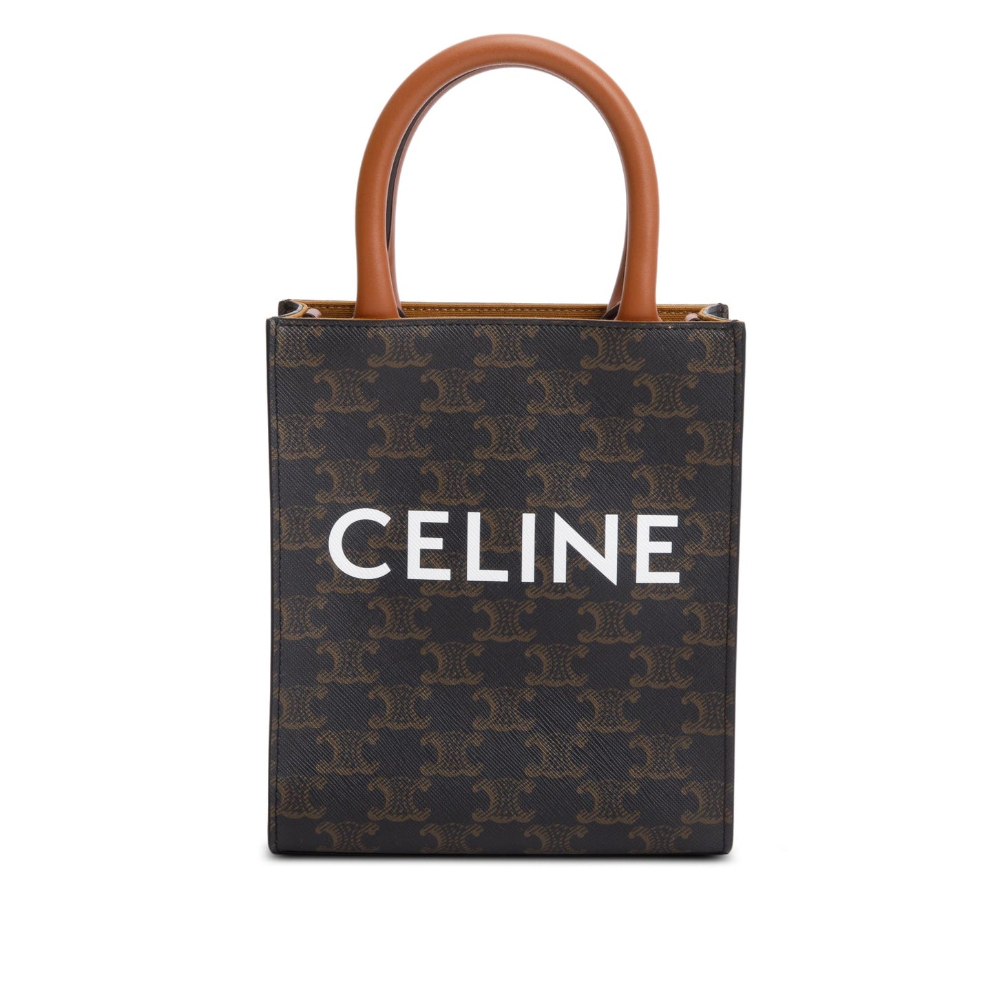 Celine 2023 Triomphe Canvas Mini Vertical Cabas Tote