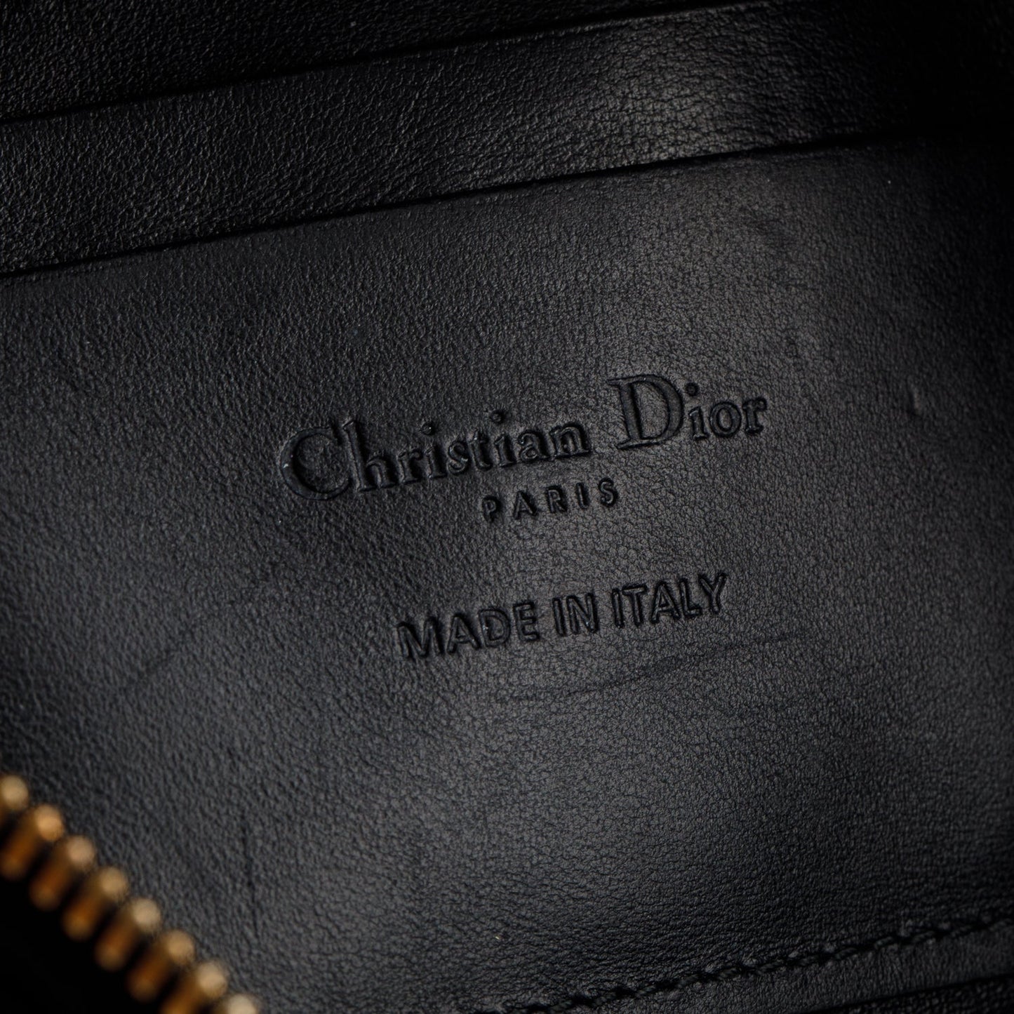 Christian Dior 2025 Black Macrocannage Lambskin Diorstar Hobo Bag