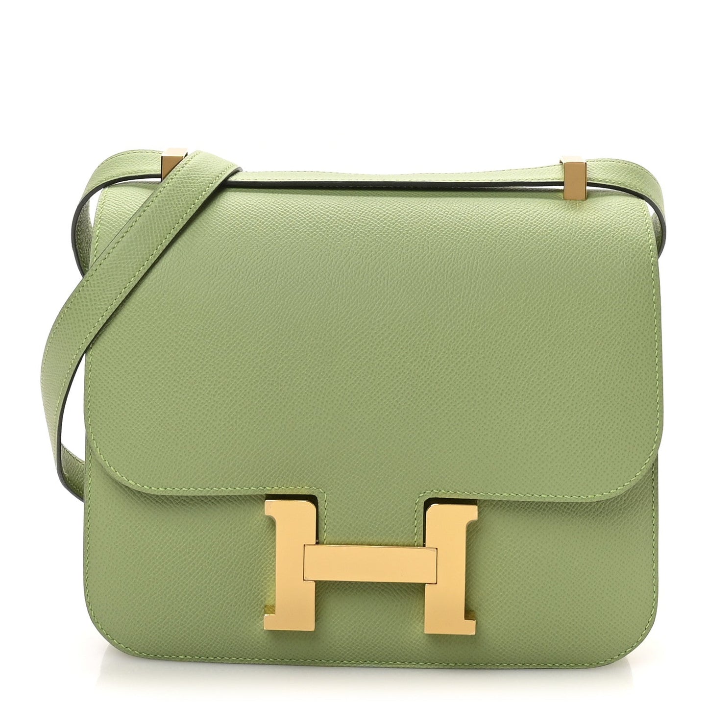 Hermes Epsom Constance 24 Vert Criquet