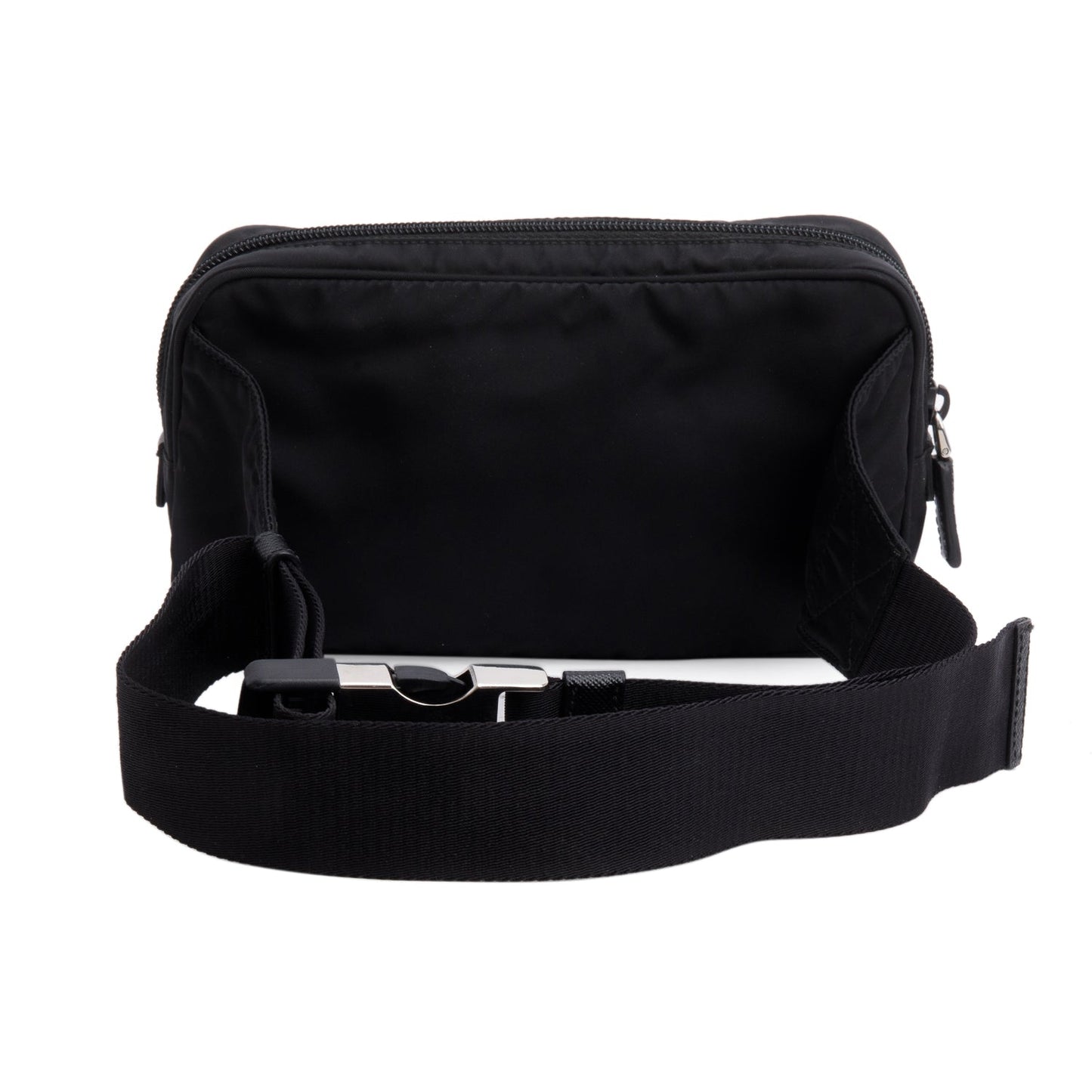 Prada 2021 Black Tessuto Nylon Montagna Belt Bag