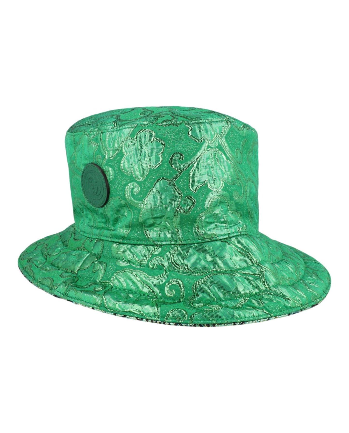 Gucci Womens Metallic GG Bucket Hat