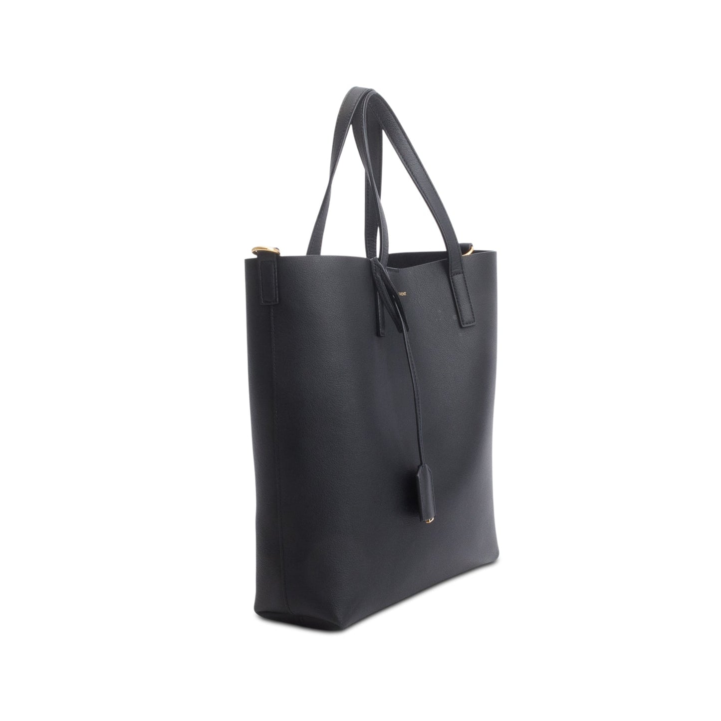 Saint Laurent 2023 Black Calfskin Leather Toy Shopping Tote