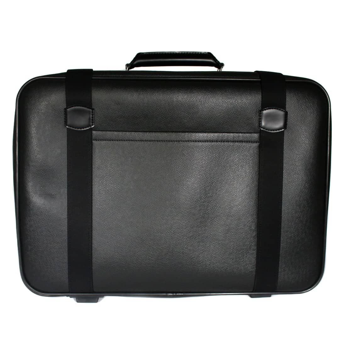 Louis Vuitton Black Leather Satellite travel bag