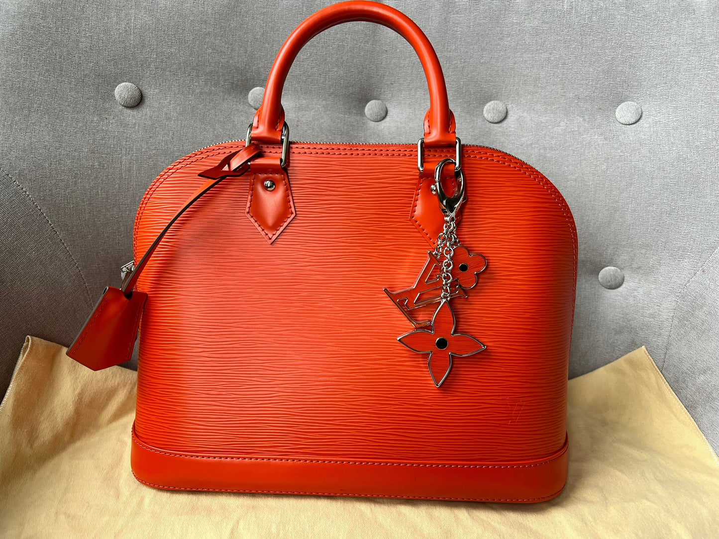 Louis Vuitton Alma PM Orange Epi