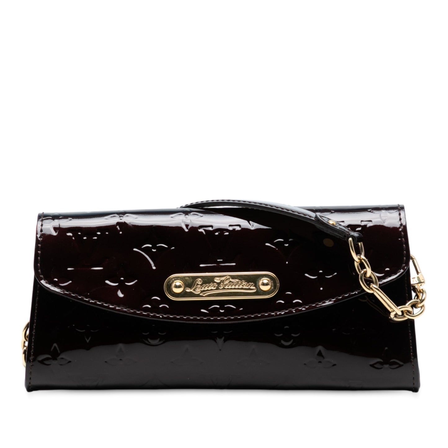 Purple Louis Vuitton Monogram Vernis Sunset Boulevard Shoulder Bag