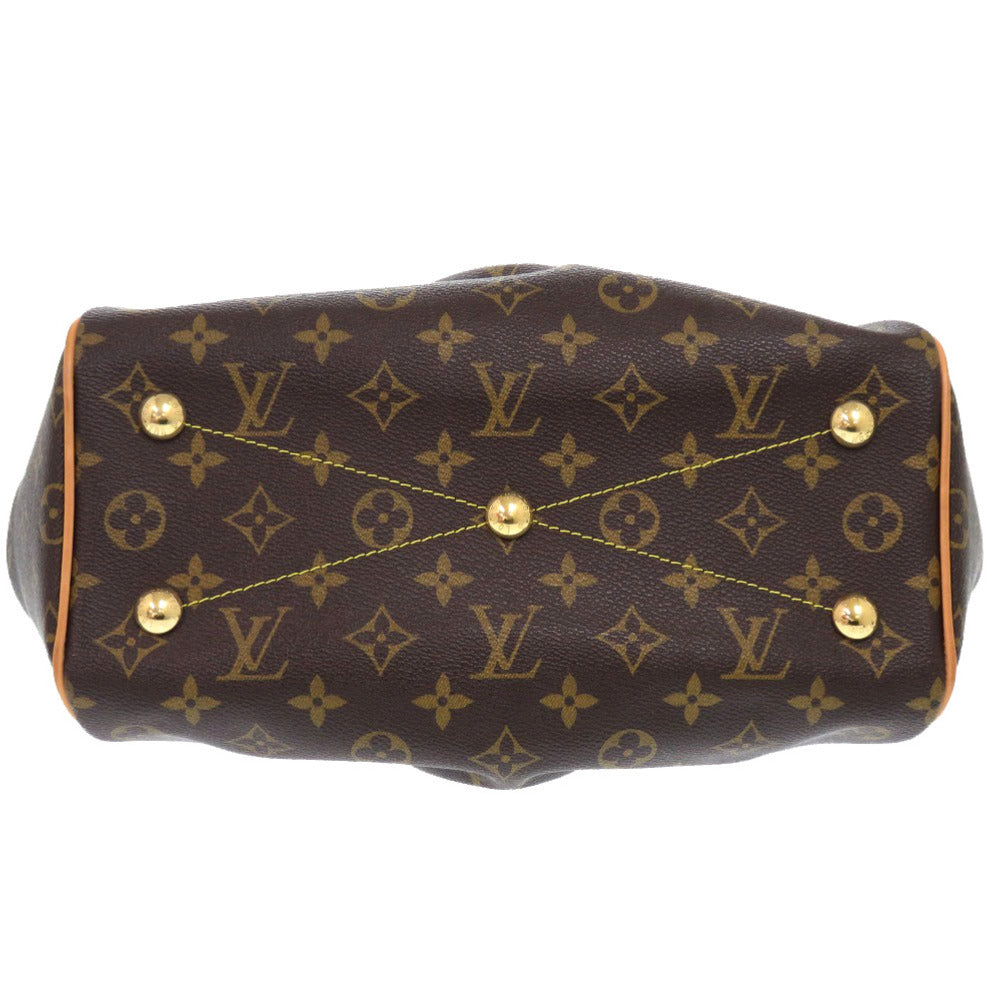 LOUIS VUITTON Handbag M40143 Monogram canvas Brown Monogram Tivoli PM