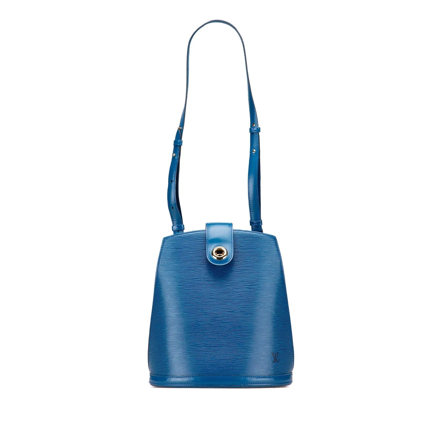 Blue Louis Vuitton Epi Cluny Shoulder Bag