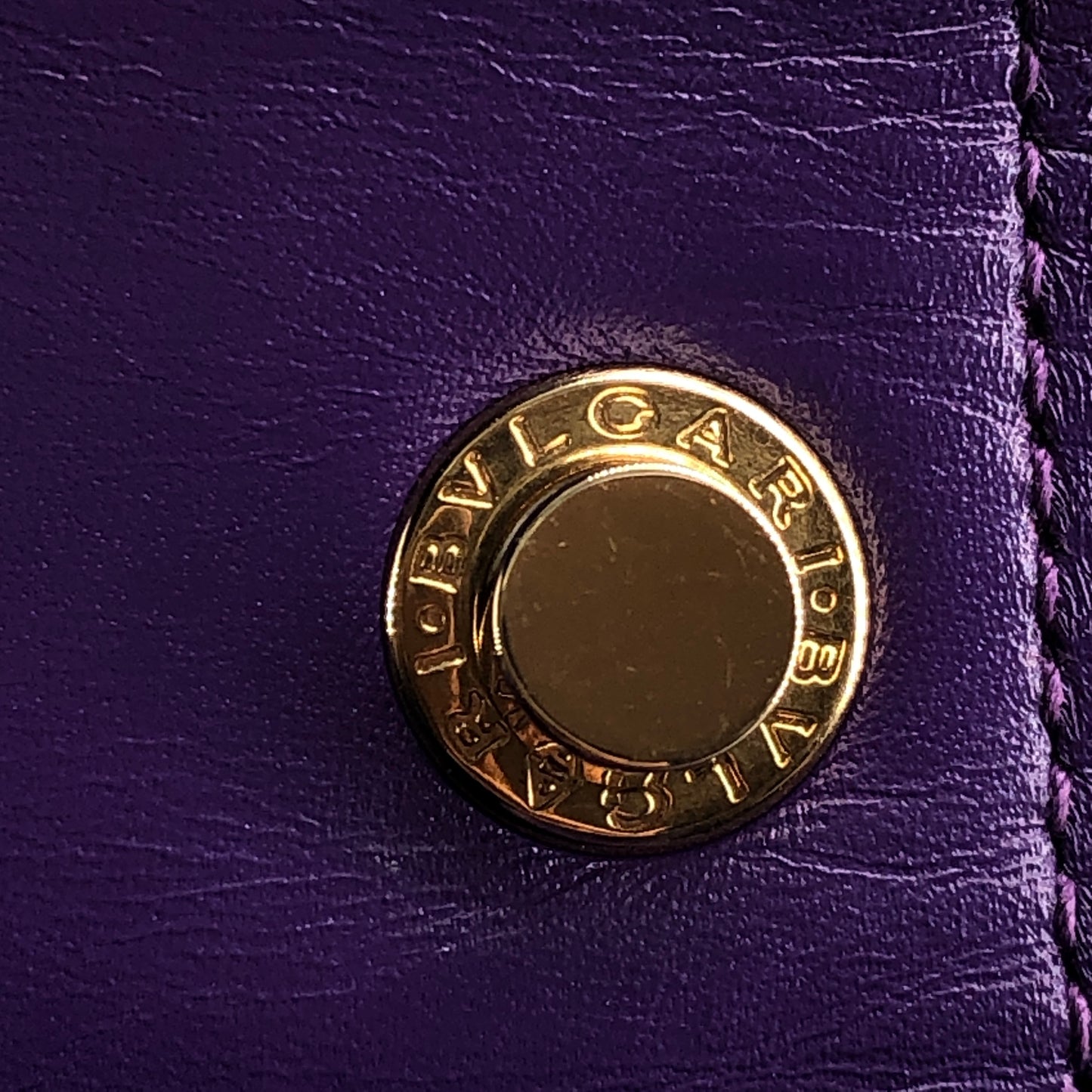 Bulgari Purple Serpenti Forever Flap Shoulder Bag