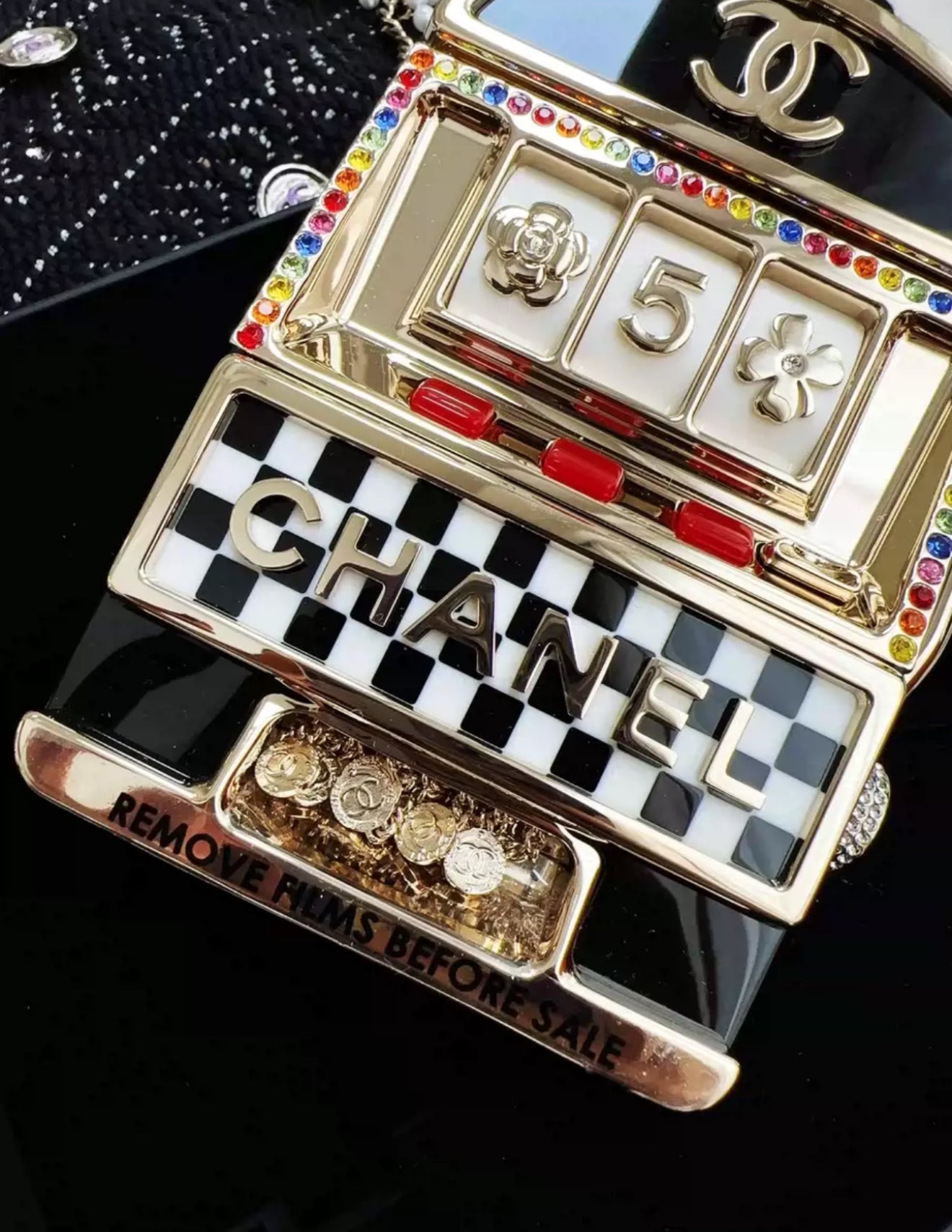 Chanel 23C Monaco Slot Machine Casino Minaudière Evening Clutch Bag