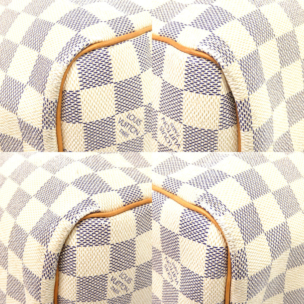 LOUIS VUITTON Boston Duffel bag N41429 Damier Azur Canvas white Keepall bandouliere55 Women(Unisex)