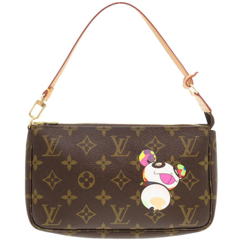 LOUIS VUITTON Pouch M51981 Monogram canvas Brown Accessory pouch Monogram panda Pochette Accessoires Women