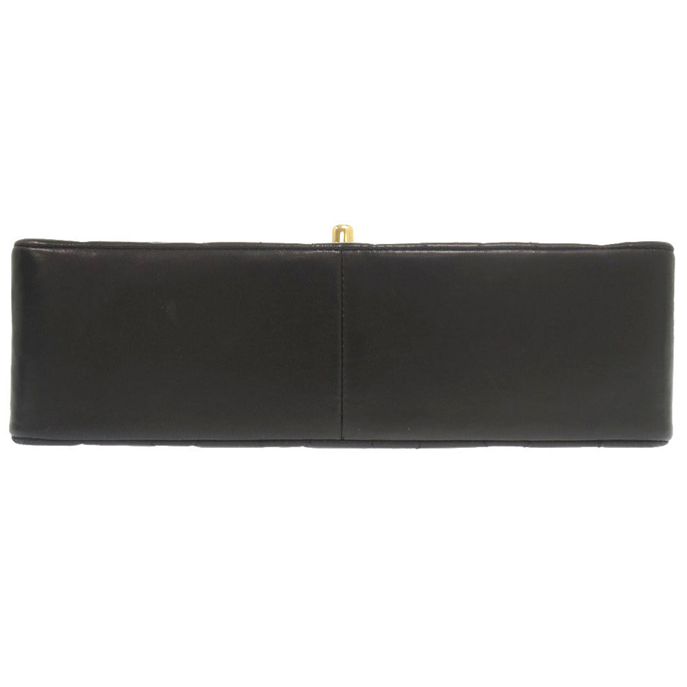 CHANEL Shoulder Bag lambskin black Diana 25 Medium Matelasse COCO Mark