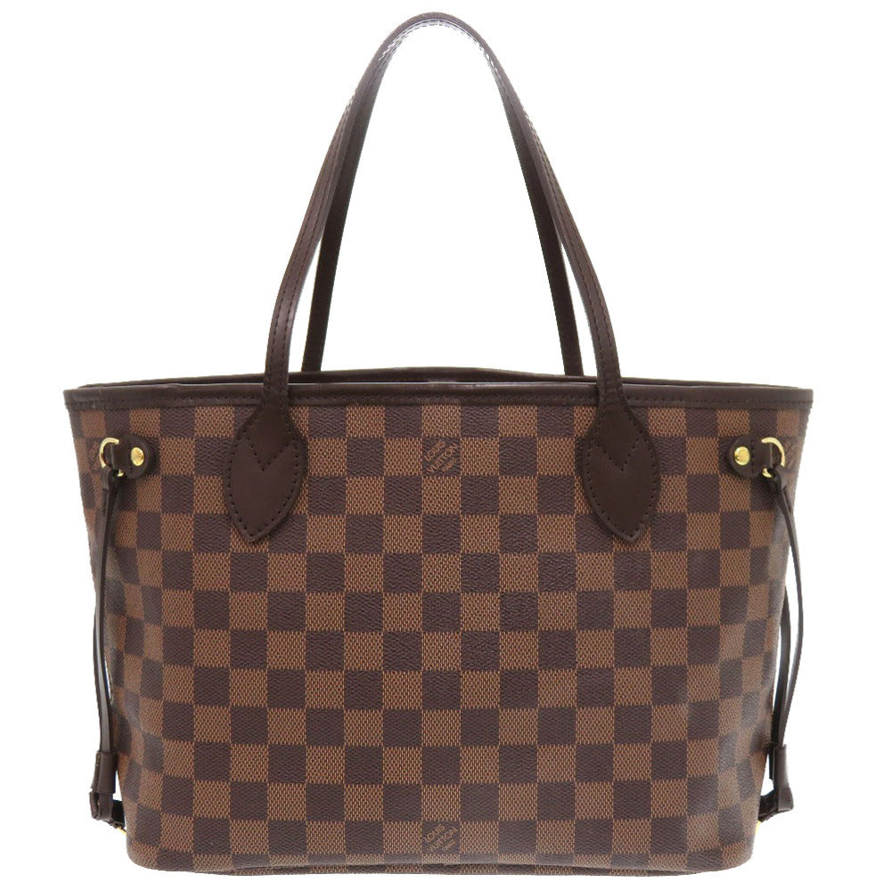 LOUIS VUITTON Tote Bag N51109 Damier canvas Brown Damier Never full PM Women