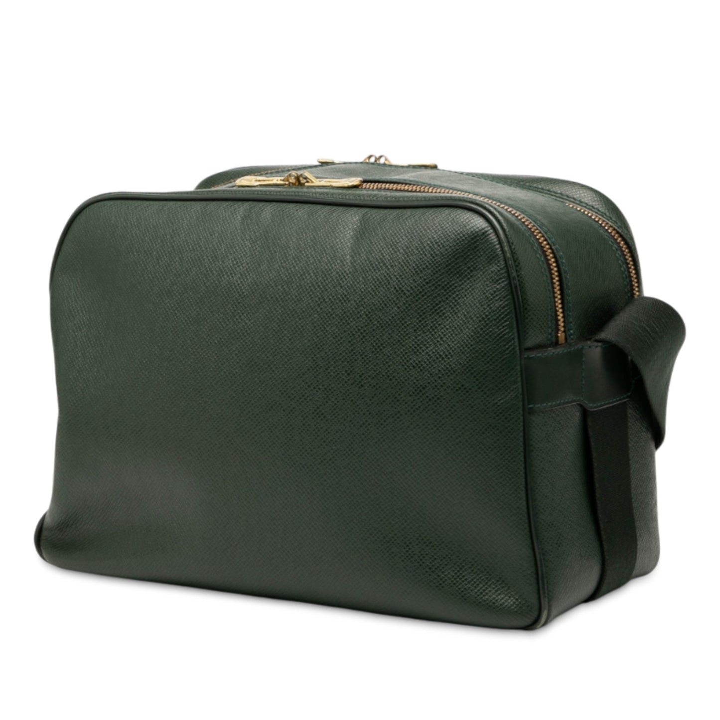 Dark Green Louis Vuitton Taiga Reporter PM Crossbody Bag