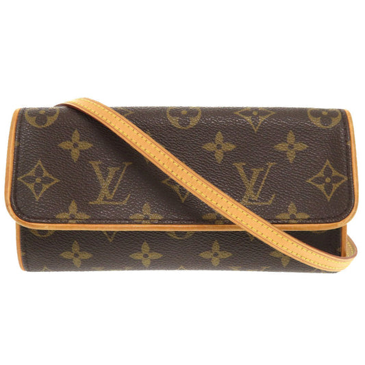 LOUIS VUITTON Shoulder Bag Monogram canvas Brown Monogram Pochette Twin PM Women