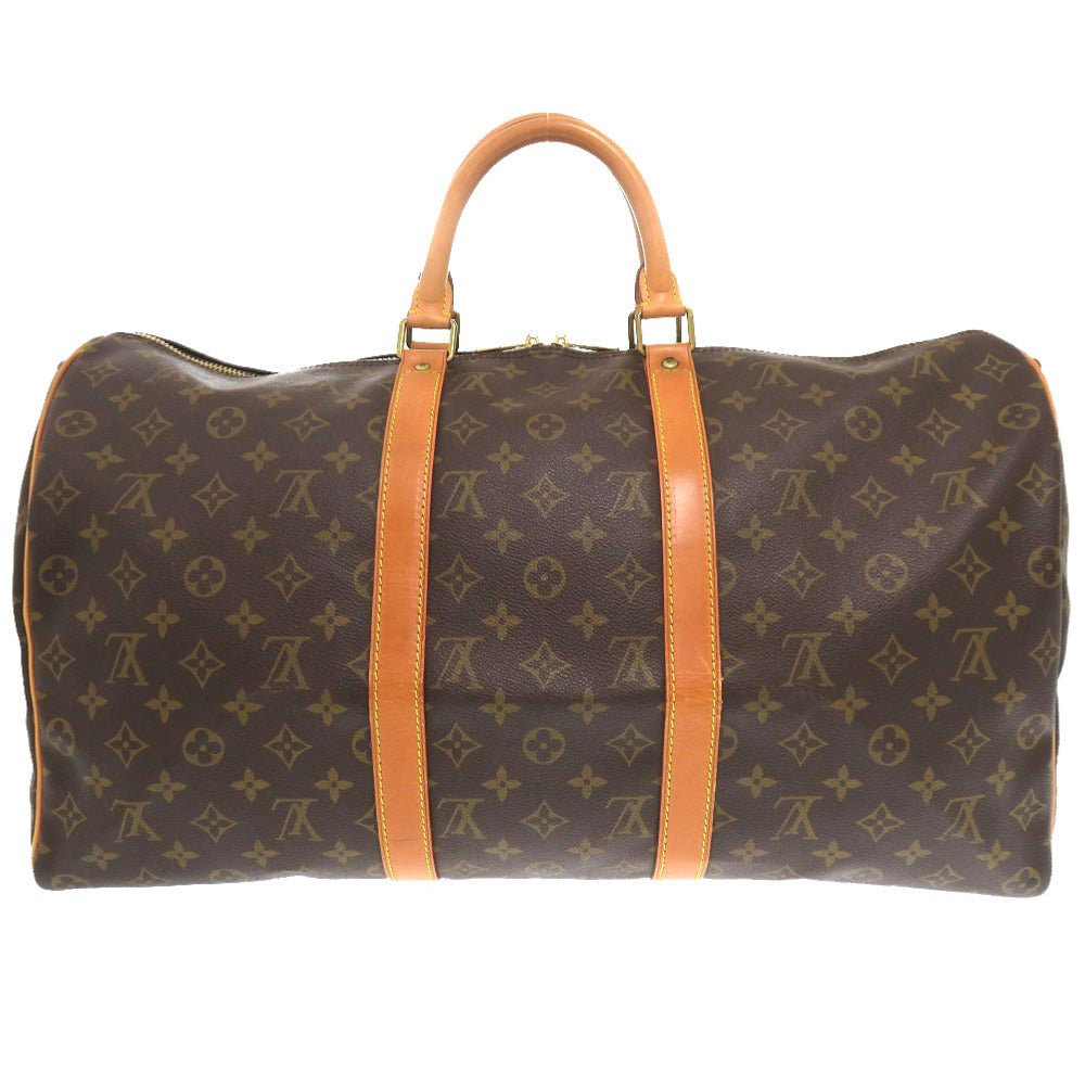 LOUIS VUITTON Boston Duffel bag M41416 Monogram canvas Brown Monogram Keepall bandouliere50 mens