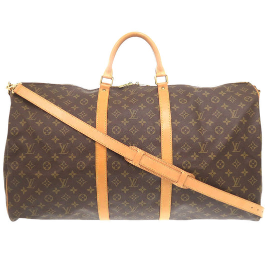 LOUIS VUITTON Boston Duffel bag M41412 Monogram canvas Brown Monogram Keepall bandouliere60 mens