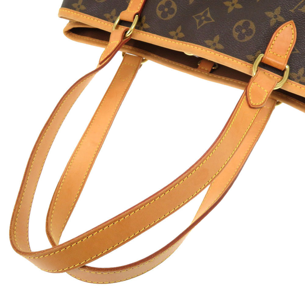 LOUIS VUITTON Tote Bag M51154 Monogram canvas Brown Monogram Batignolles Horizontal Women