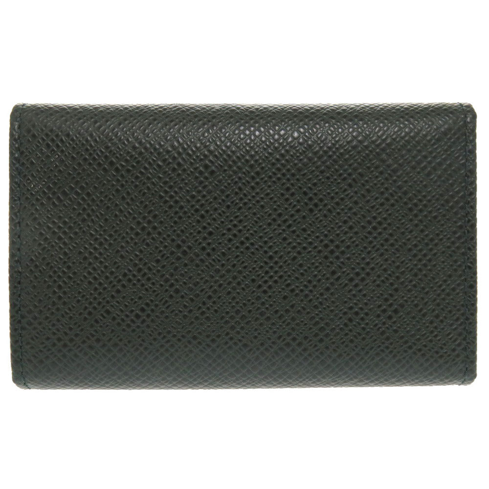 LOUIS VUITTON Key case Key holder Taiga Leather Deep green Taiga Multicles6 mens
