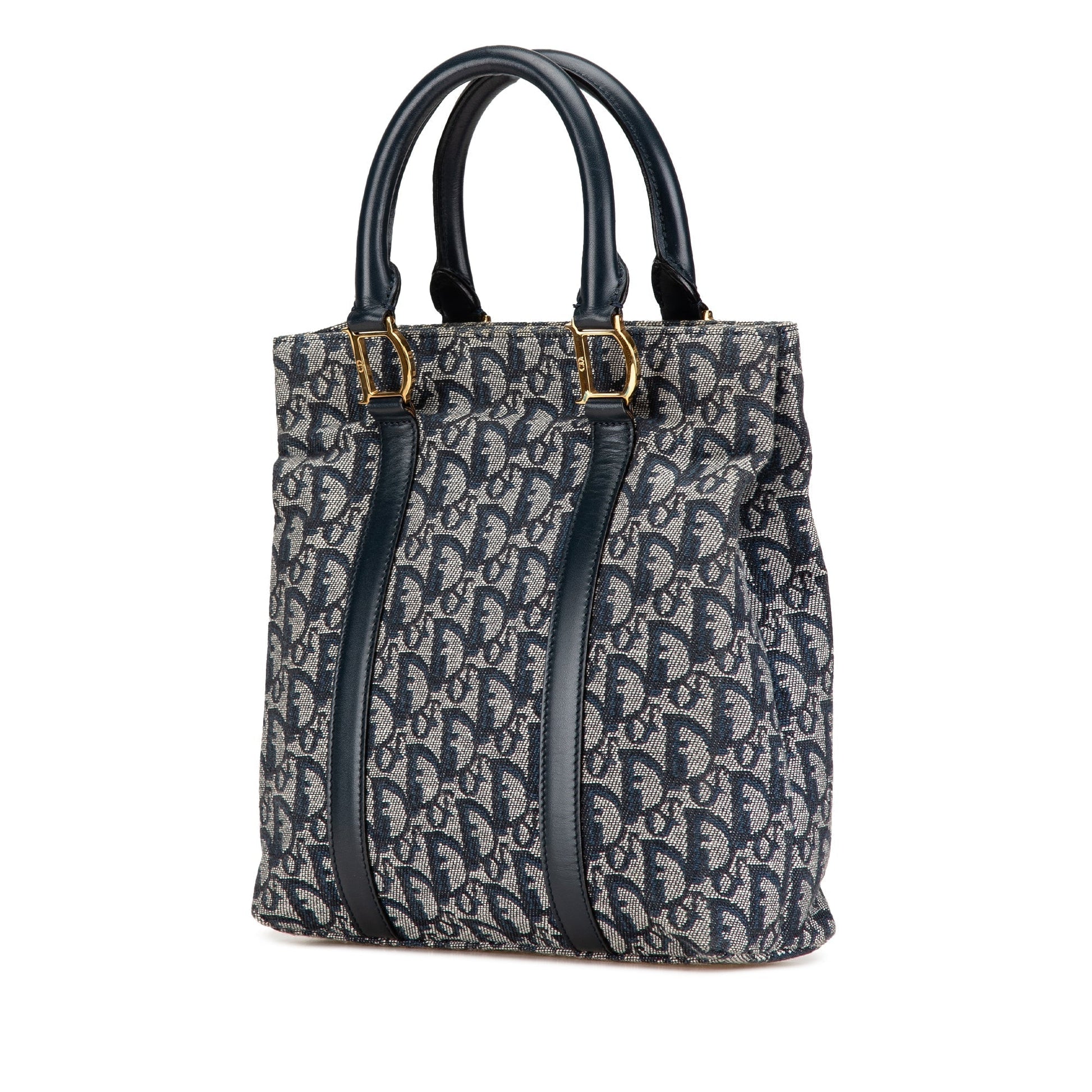 Dior Leather Canvas Tote