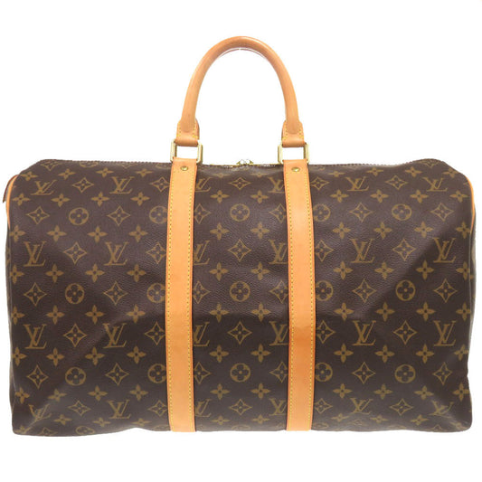 LOUIS VUITTON Boston Duffel bag M41428 Monogram canvas Brown Monogram Keepall 45