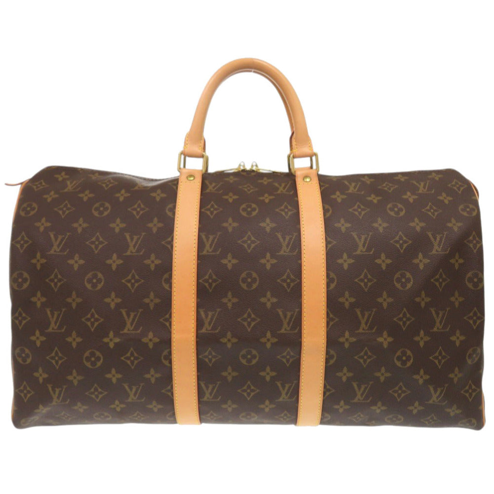 LOUIS VUITTON Boston Duffel bag M41426 Monogram canvas Brown Monogram Keepall 50