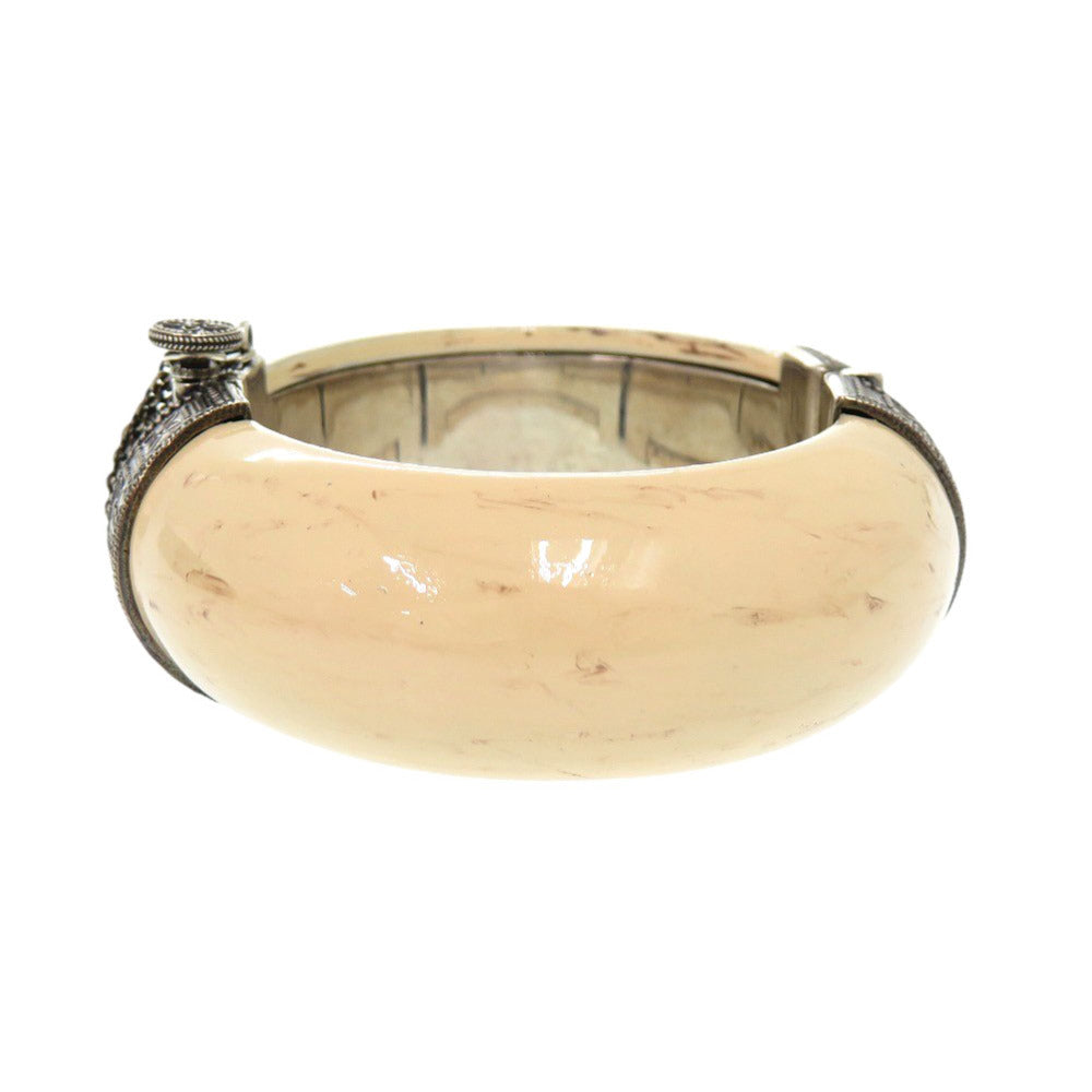 SAINT LAURENT PARIS Bangle plastic Ivory Women