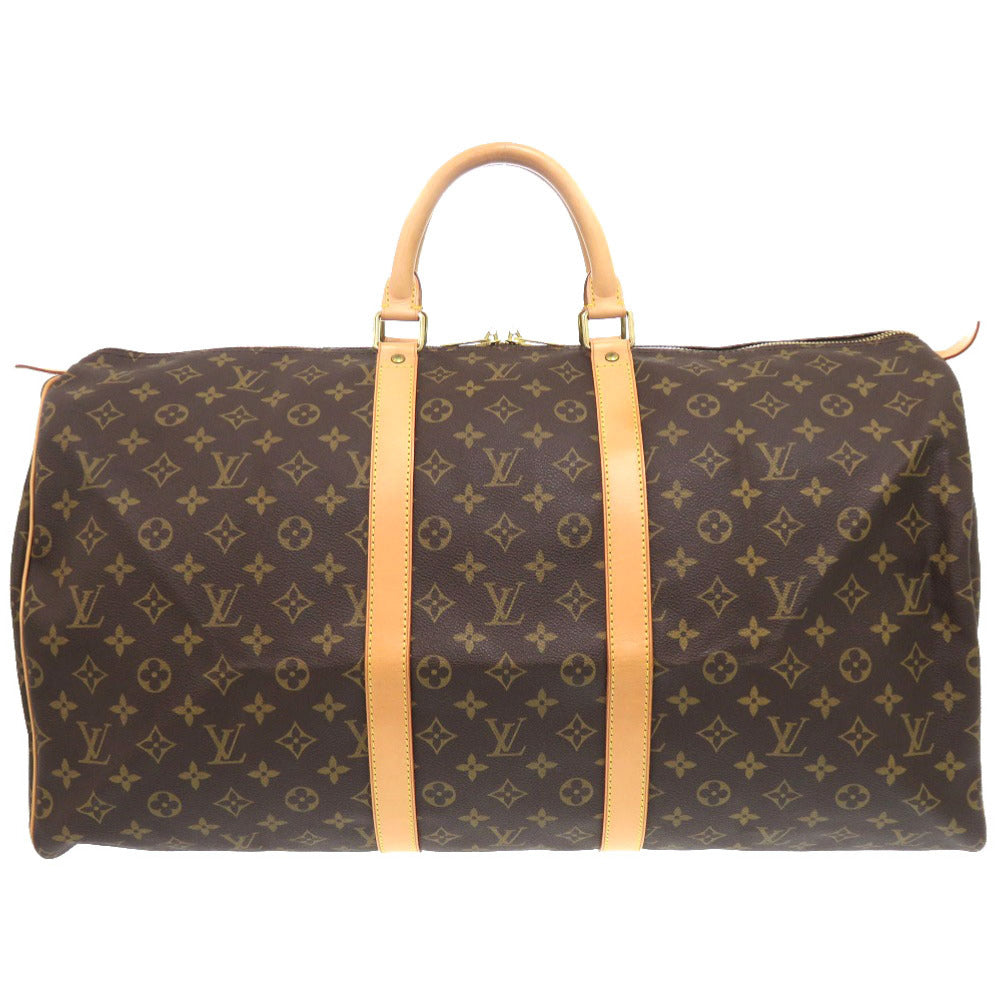LOUIS VUITTON Boston Duffel bag M41424 Monogram canvas Brown Monogram Keepall 55