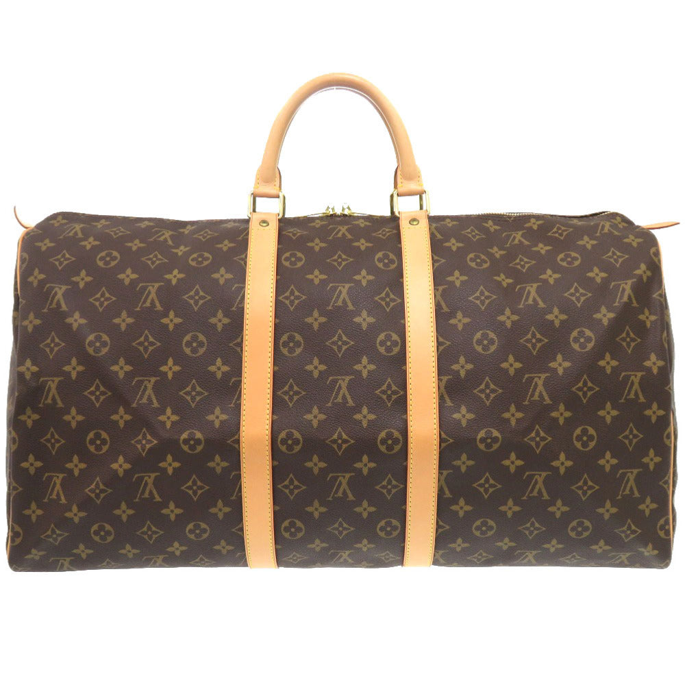 LOUIS VUITTON Boston Duffel bag M41424 Monogram canvas Brown Monogram Keepall 55