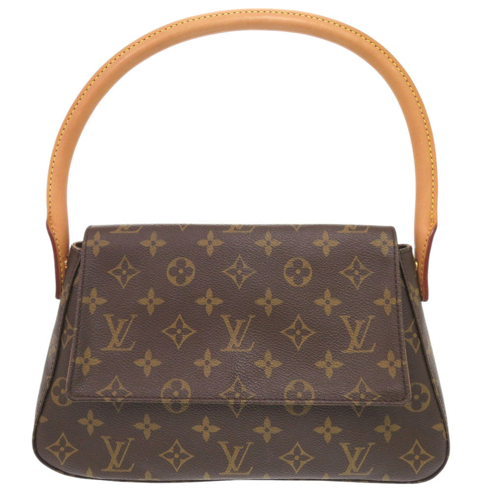 LOUIS VUITTON Handbag M51147 Monogram canvas Brown Monogram Mini Looping