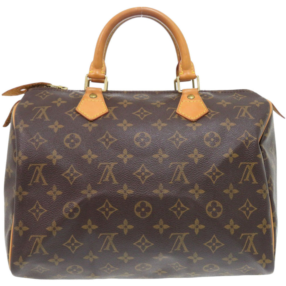 LOUIS VUITTON Handbag M41526 Monogram canvas Brown Monogram Speedy 30