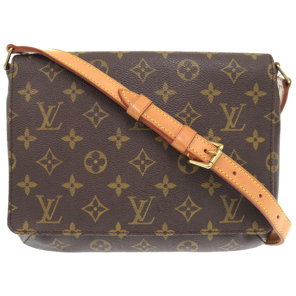 LOUIS VUITTON Shoulder Bag M51257 Monogram canvas Brown Monogram Musette Tango Short Strap Women